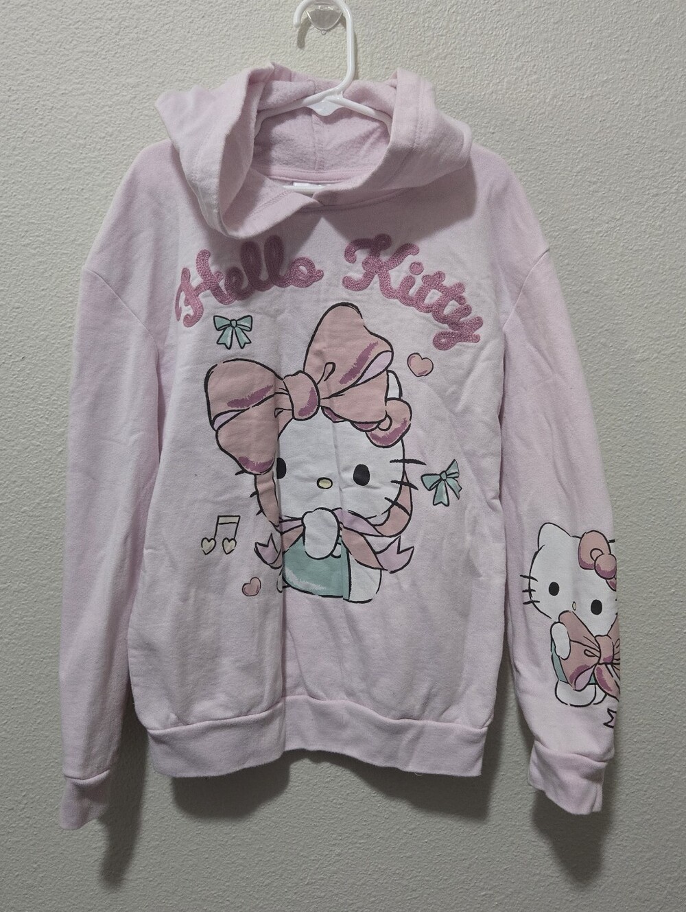 Girls Pink Hello Kitty Hoodie